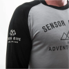 SENSOR MERINO ACTIVE PT ADVENTURE pánské triko dl.r. šedáčerná 05