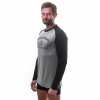 SENSOR MERINO ACTIVE PT ADVENTURE pánské triko dl.r. šedáčerná 02