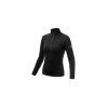 SENSOR MERINO UPPER dámská mikina krátký zip černá