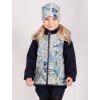 20683 1 unuo detska softshellova bunda s fleecem basic tm modrocerna ptacci s kosatci