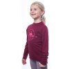 SENSOR MERINO DF TERRITORY dětské triko dl.rukáv lilla2