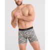 Saxx QUEST QUICK DRY MESH BOXER BRIEF FLY rise and shine-ebony (Veľkosť L)