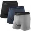 Saxx DAYTRIPPER BB FLY 3PK black/grey/navy (Veľkosť L)
