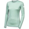 sensor merino air damske triko dl rukav basil green