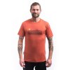 SENSOR MERINO ACTIVE SUNRISE pánské triko kr.rukáv terracotta2