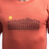 SENSOR MERINO ACTIVE SUNRISE pánské triko kr.rukáv terracotta3