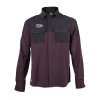 FT UNISEX RIDER LONG SLEEVE SHIRT WINE REDBLACK