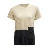 FT WOMEN'S HORIZON POCKET SHORT SLEEVE JERSEY SANDBLACK