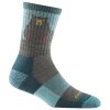 Darn Tough BEAR TOWN MICRO CREW LIGHTWEIGHT WITH CUSHION aqua