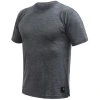 sensor merino lite panske triko kr rukav anthracite gray