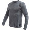 sensor merino lite panske triko dl rukav anthracite gray