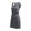 SENSOR MERINO LITE šaty bez rukávu anthracite gray S (Velikost S)