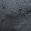 SENSOR MERINO LITE unisex košile dl.rukáv anthracite gray M (Velikost M)