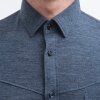 SENSOR MERINO LITE unisex košile dl.rukáv mottled blue M (Velikost M)