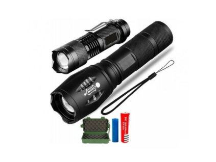 35844 2x led baterka cree xm l t6 a q5 2x zoom