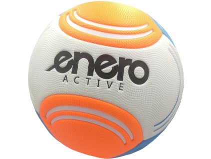 Plážový fotbalový míč ENERO Active vel. 5, bílo-oranžový