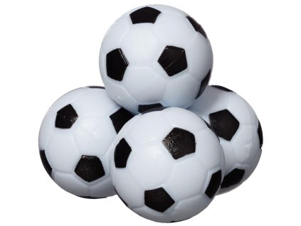 Sada fotbalových míčků na stolní fotbal, průměr 36 mm, 4 ks