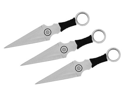 Sada tří vrhacích nožů NINJA, 16,5 cm