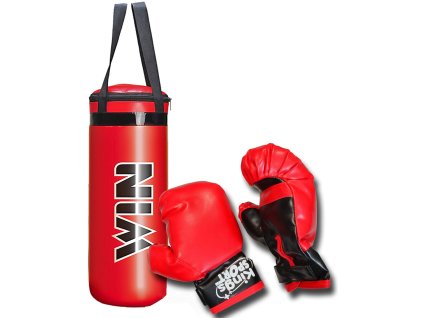 zestaw bokserski enero junior worek treningowy 225x15x385cm i rekawice