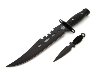 Taktický bajonet + vrhací nůž, 36cm