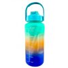 Motivační sportovní láhev 3v1, 2000 ml + 900 ml + 300 ml, různé barvy