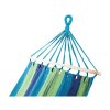Houpací bavlněná síť 270x150cm, pro až 2 osoby, nosnost 200kg (Vyber barvu : Modro-zelená)
