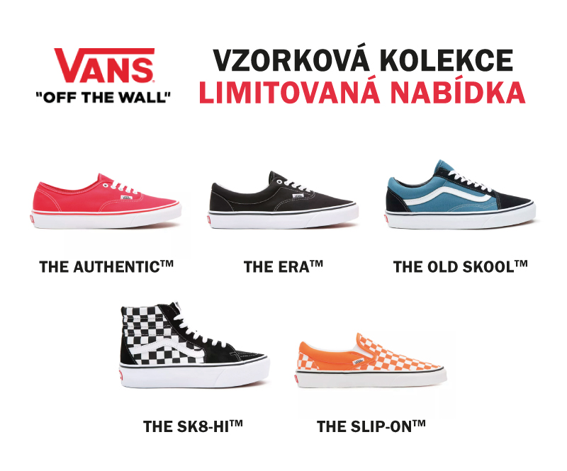 Vans vzorky boty limitomaná kolekce 2022