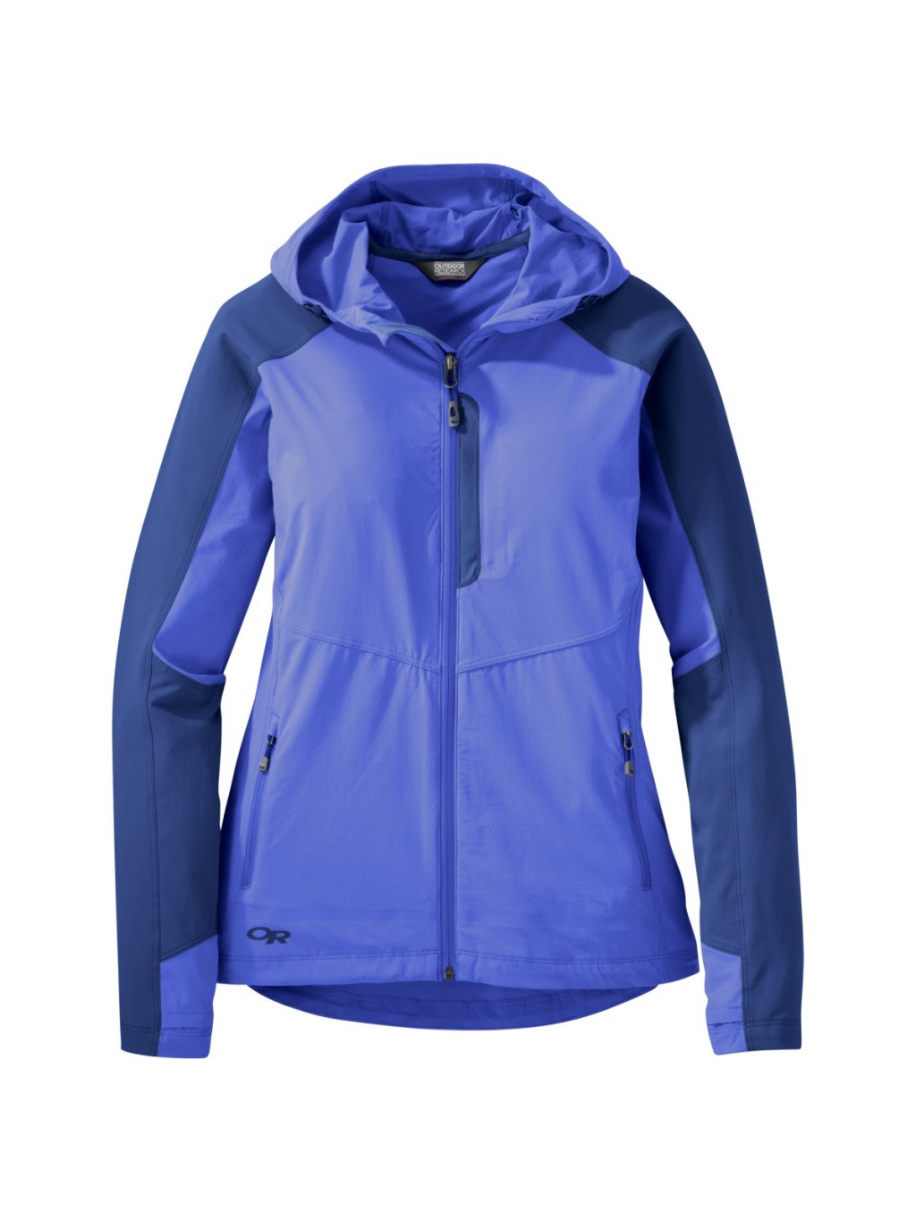 Outdoor Research Women's Ferrosi Hooded Jacket, Batik/Baltic (velikost XS)
