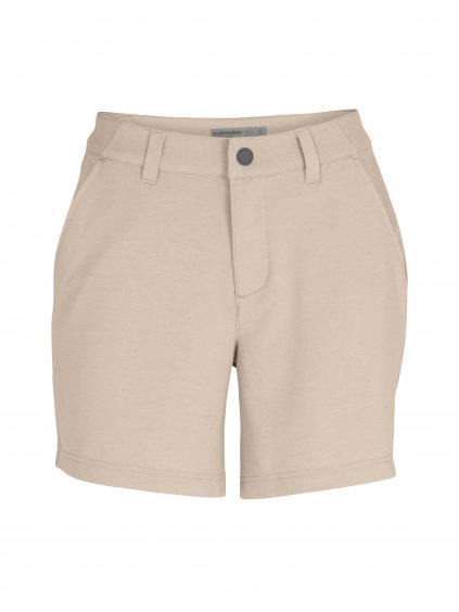 ICEBREAKER Wmns Aaronville Shorts, British Tan (vzorek)
