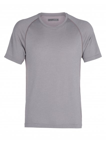 ICEBREAKER Mens Motion Seamless SS Crewe, Slate Heather