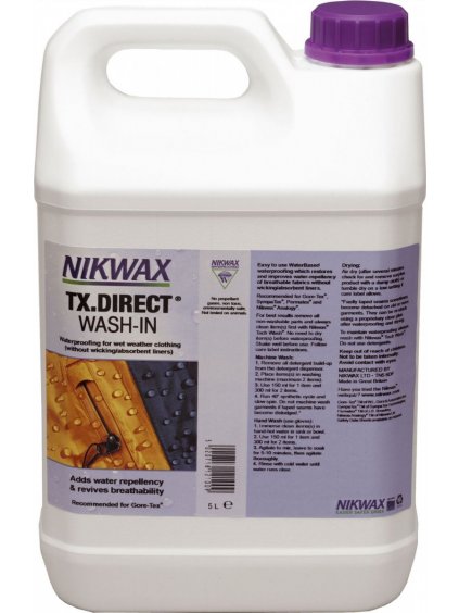 f8c700dc impregracni prostredek nikwax tx direct wash in 5 000 ml