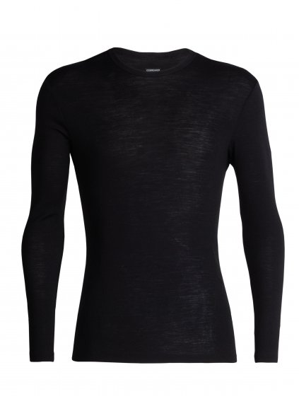 ICEBREAKER Mens 175 Everyday LS Crewe, Black