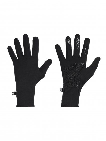 ICEBREAKER Adult Quantum Gloves, Black
