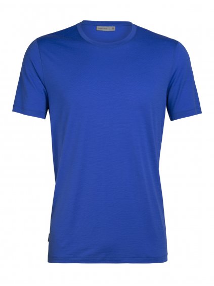 ICEBREAKER Mens Tech Lite SS Crewe, Lapis