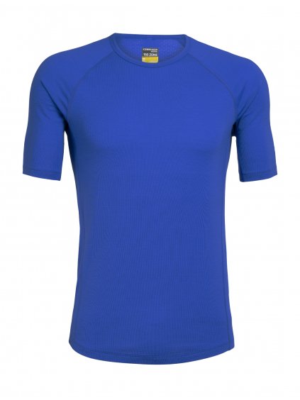 ICEBREAKER Mens 150 Zone SS Crewe, Lapis