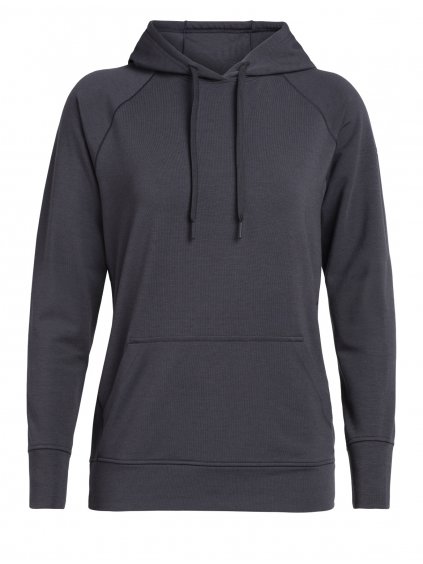 ICEBREAKER Wmns MoMentum Hooded Pullover, Panther