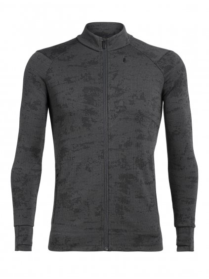 ICEBREAKER Mens Away II LS Zip, Monsoon