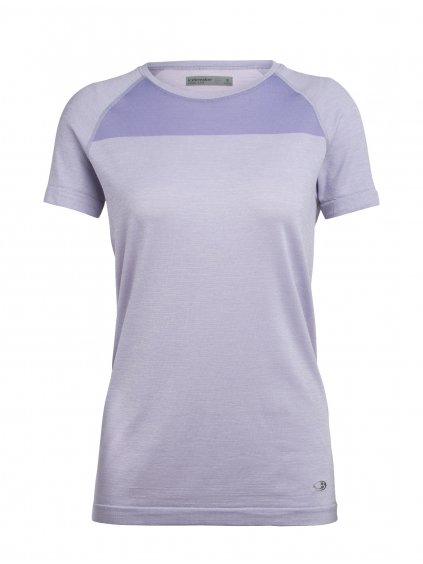 ICEBREAKER Wmns Motion Seamless SS Crewe, ORCHID HTHR