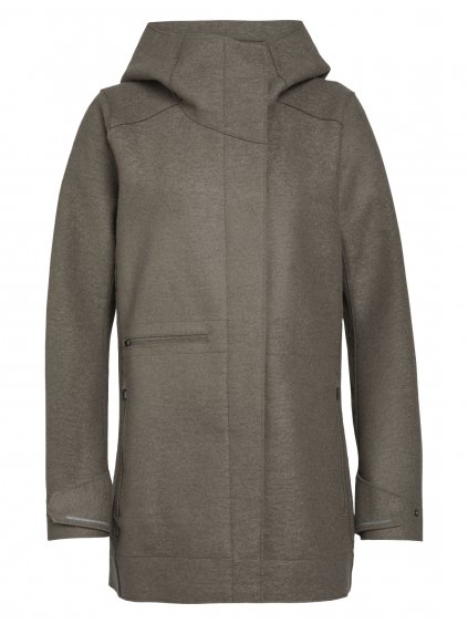 ICEBREAKER Wmns Ainsworth Hooded Jacket, DRIFTWOOD