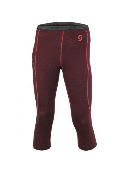 SCOTT Pant W's 7zr0 burgundy (velikost XS)