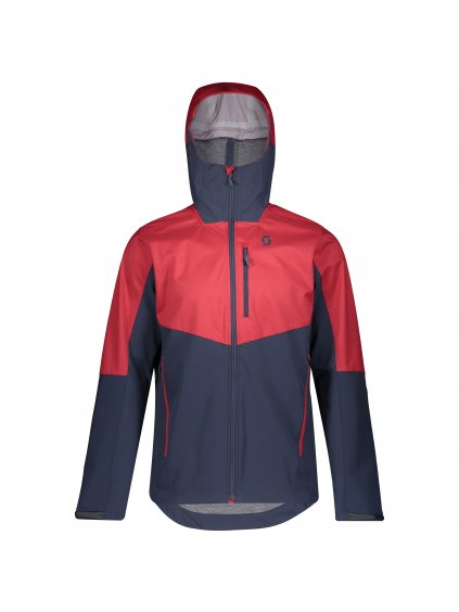 SCOTT Jacket M's Explorair Ascent, wine red/blue nights (velikost XXL)