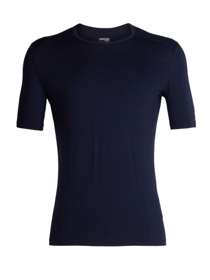 ICEBREAKER Mens 200 Oasis SS Crewe, Midnight Navy (velikost XXL)