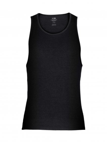 ICEBREAKER Mens Anatomica Tank, Black (velikost XXL)