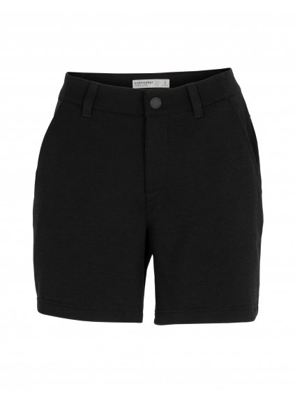 ICEBREAKER Wmns Aaronville Shorts, Black (vzorek) (velikost S)