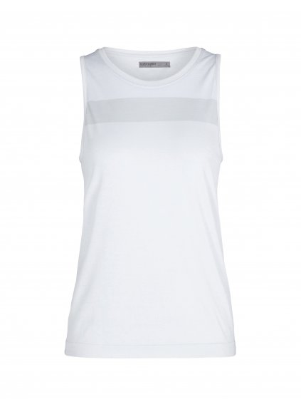 ICEBREAKER Wmns Motion Seamless Tank, Milkwood Heather (vzorek) (velikost S)