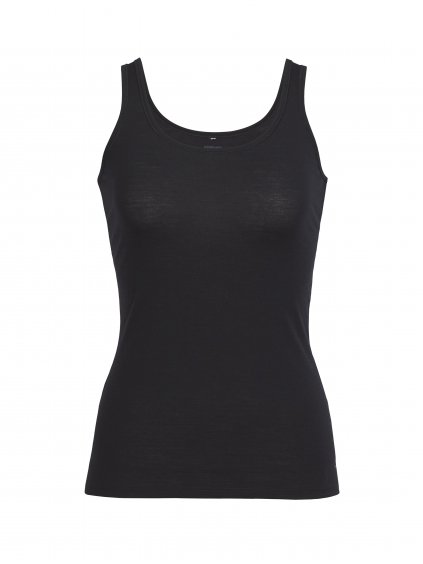 ICEBREAKER Wmns Siren Tank, Black (velikost XS)