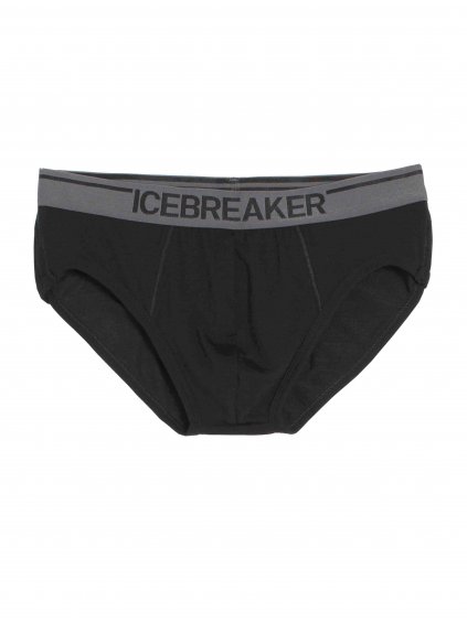 ICEBREAKER Mens Anatomica Briefs, Black (velikost XXL)