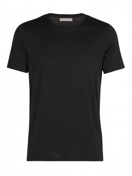 ICEBREAKER Mens Tech Lite II SS Tee, Black (velikost XXL)