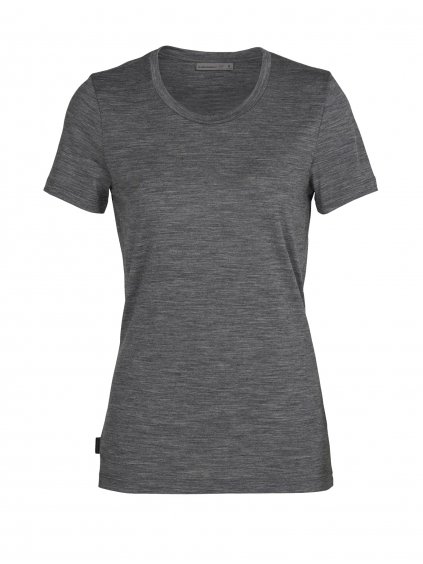 ICEBREAKER Wmns Tech Lite II SS Tee, Gritstone Heather (vzorek) VZ0A59J9004S