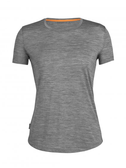 ICEBREAKER Wmns Sphere II SS Tee, Metro Heather (vzorek) VZ0A56D3016S